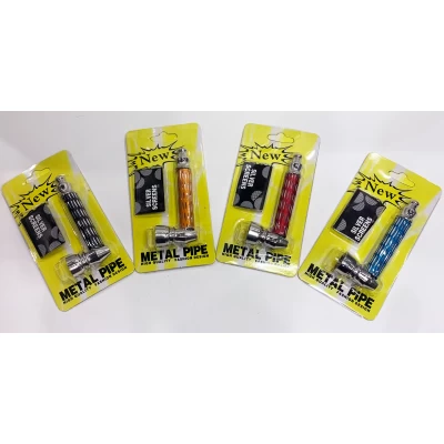 Металлическая курительная трубка с сетками HL-551