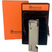 Газовая ветрозащитная зажигалка с открывалкой в подарочной коробке 