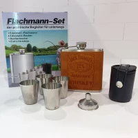 Подарочный набор фляга Jack Daniel’s с рюмками QK-1-1