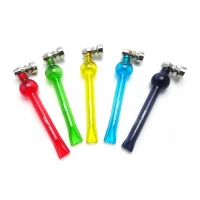 Стеклянная курительная трубка D&K (14.5см) сетки DK-8443-A