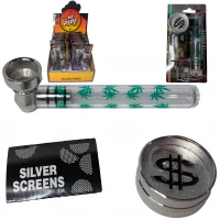 Практичный и компактный набор для курения 3в1 'Legalize ☘️' HL-582 Green