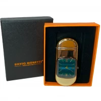 Зажигалка с встроенными часами от Silvio Monetti 