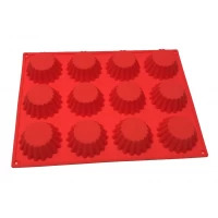 Форма силиконовая Кекс 12 острый 7 см