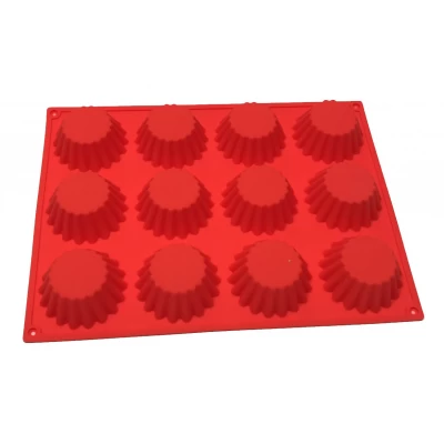 Форма силиконовая Кекс 12 острый 7 см