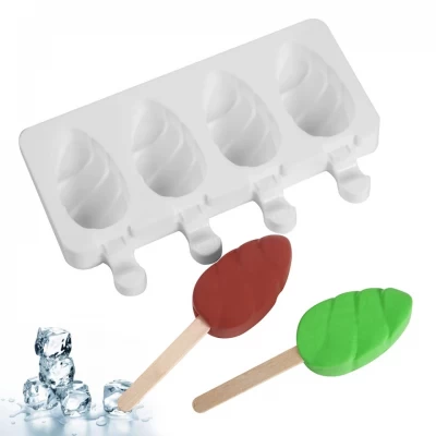 Форма силиконовая для мороженого 4 шт Шишки