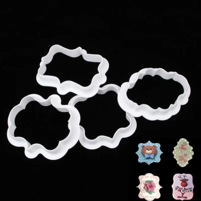 Набор вырубок Рамки для печенья и пряников из 4 шт. Набор вырубок Рамки для печенья и пряников из 4 шт.