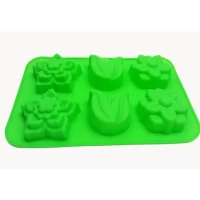 Форма силиконоваядля выпечки Тюльпан ассорти 6