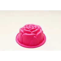 Форма силиконовая для выпечки Маффин роза 1 шт