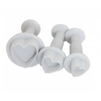 Плунжер кондитерский Сердечки мини из 3-х шт