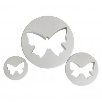 Набор кондитерских вырубок Бабочки из 3-х шт Набор кондитерских вырубок Бабочки из 3-х шт