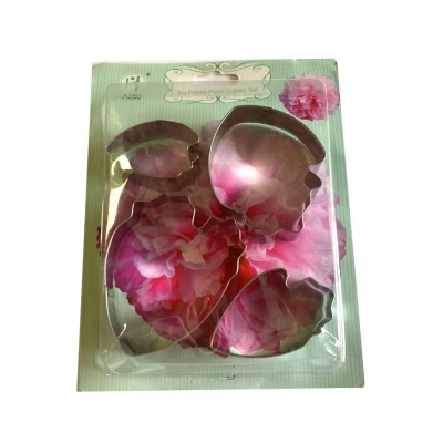 Набор металлических вырубок для цветов Пион из 4-х Набор металлических вырубок для цветов Пион из 4-х