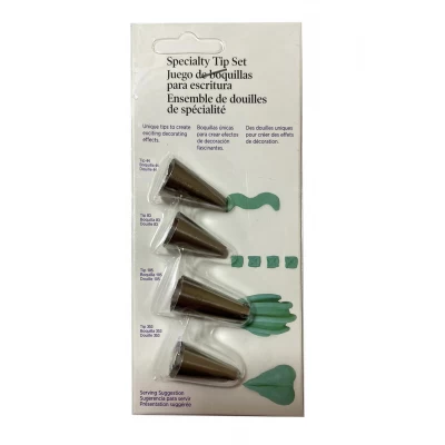 Набор кондитерских насадок Орнамент из 4 шт Набор кондитерских насадок Орнамент из 4 шт