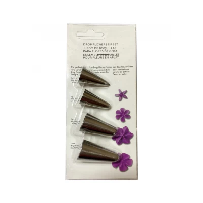 Набор кондитерских насадок для создание Цветов из 4 шт Набор кондитерских насадок для создание Цветов из 4 шт