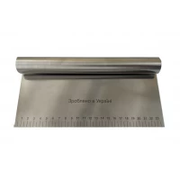 Шпатель для теста металлический 20 см с разметкой пр-во Украина