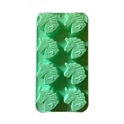 Форма силиконовая для льда и конфет Единороги 8 шт