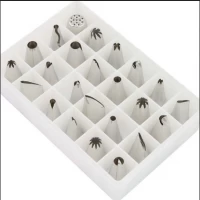 Набор кондитерских насадок 24 шт для крема