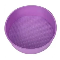 Форма силиконовая для выпечки Универсальная круглая рельефная 25 см Форма силиконовая для выпечки Универсальная круглая рельефная 25 см