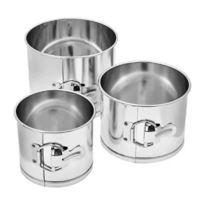 Разъемные формы для выпечки пасхальных куличей со съемным дном из 3-х шт