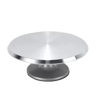 Подставка поворотная для декорирования тортов 25 см металлический