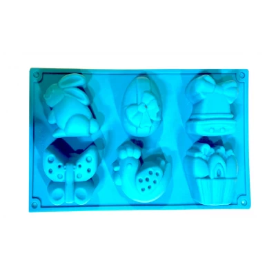 Форма силиконовая для выпечки силиконовая Пасхальная из 6 шт