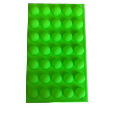 Форма силиконовая Полусфера 35 шт на планшете