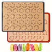 Перфорированный силиконовый коврик для выпечки 29,5х42 см