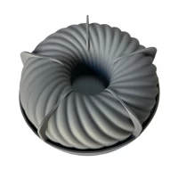 Форма силиконовая для евродесертов Втулка черная 20 см