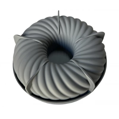 Форма силиконовая для евродесертов Втулка черная 20 см