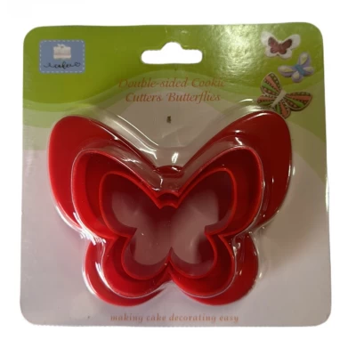 Набор вырубок для печенья и пряников Бабочка пластик 1 упак Набор вырубок для печенья и пряников Бабочка пластик 1 упак
