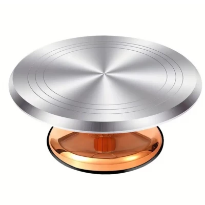 Подставка поворотная для декорирования тортов 30 см золото