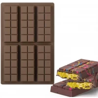 Форма силиконовая для шоколада Дубайский шоколад батончики из 6 шт