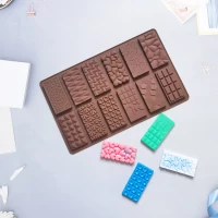 Форма силиконовая для шоколада Шоколад ассорти из 12 шт.