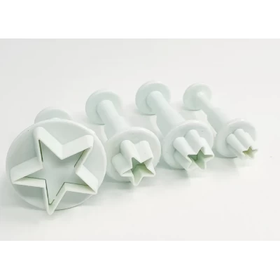 Плунжер кондитерский Звездочки из 4-х шт Плунжер кондитерский Звездочки из 4-х шт