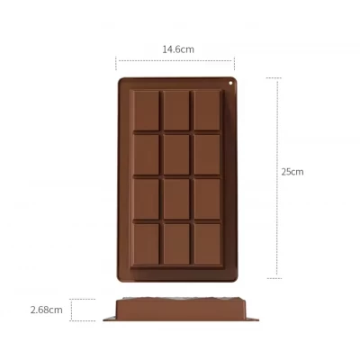 Форма силиконовая для шоколада Дубайский шоколад 2