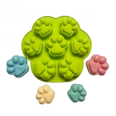Форма силиконовая для евродесертов Котяча лапка 7 шт