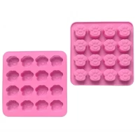 Форма силиконовая для евродесертов Котяча лапка 16 шт