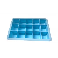 Форма силиконовая для льда Квадраты 3х3 см из 15 шт