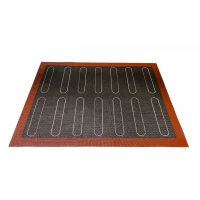 Перфорированный силиконовый коврик для выпечки эклеров 60х40 см односторонний