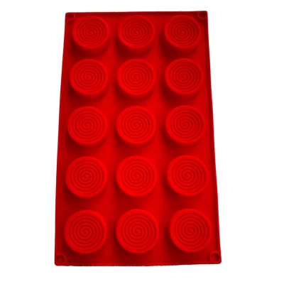 Форма силиконовая для выпечки Спирали из 15 шт