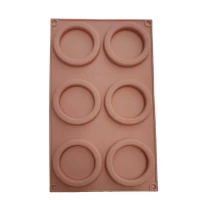 Силиконовая форма для десертов Бублики из 6 шт