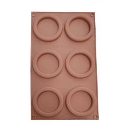 Силиконовая форма для десертов Бублики из 6 шт