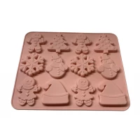 Форма силиконовая для конфет Новый год их 12 шт