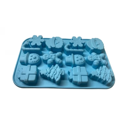 Форма силиконовая для конфет Новый год их 14 шт