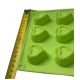 Форма силиконовая для выпечки Сердце№2 из 15 шт