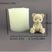 Силиконовый молд Мишка маленький 1 шт