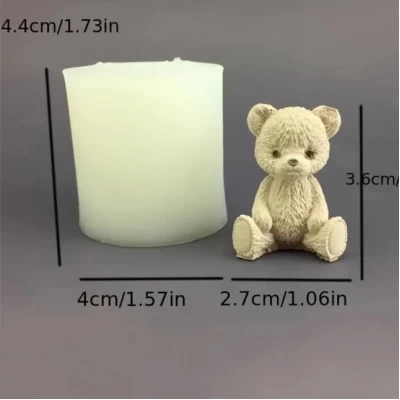 Силиконовый молд Мишка маленький 1 шт