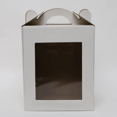 Коробка для торта 170*170*210 мм с окошком