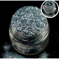 Пищевый блеск глиттер  MOON STONE 5 гр  кандурин серебристый