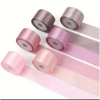 Набор декоративных атласных лент из 6 цветов по 4,5 м