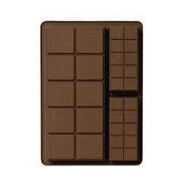 Форма силиконовая для шоколада Дубайский шоколад 3 квадрата